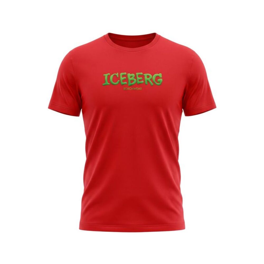 Iceberg Red Cotton Men Men's T-Shirt